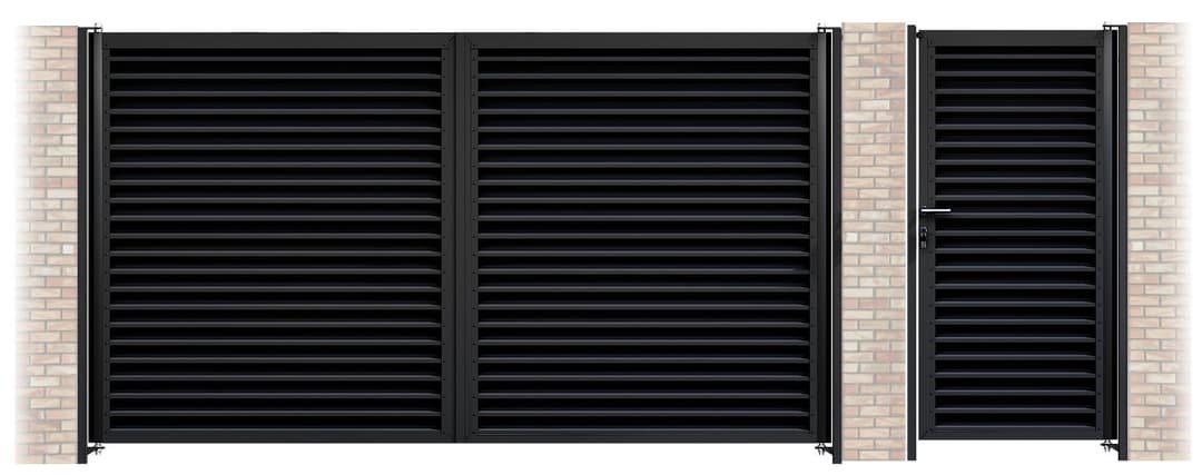 Louvered Gate